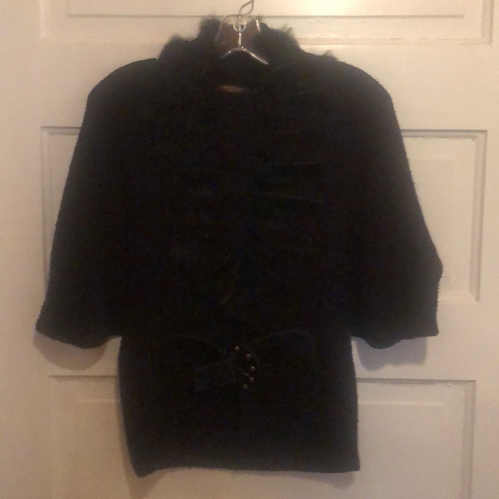 Ladies short sweater jacket